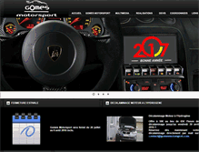 Tablet Screenshot of gomesmotorsport.com